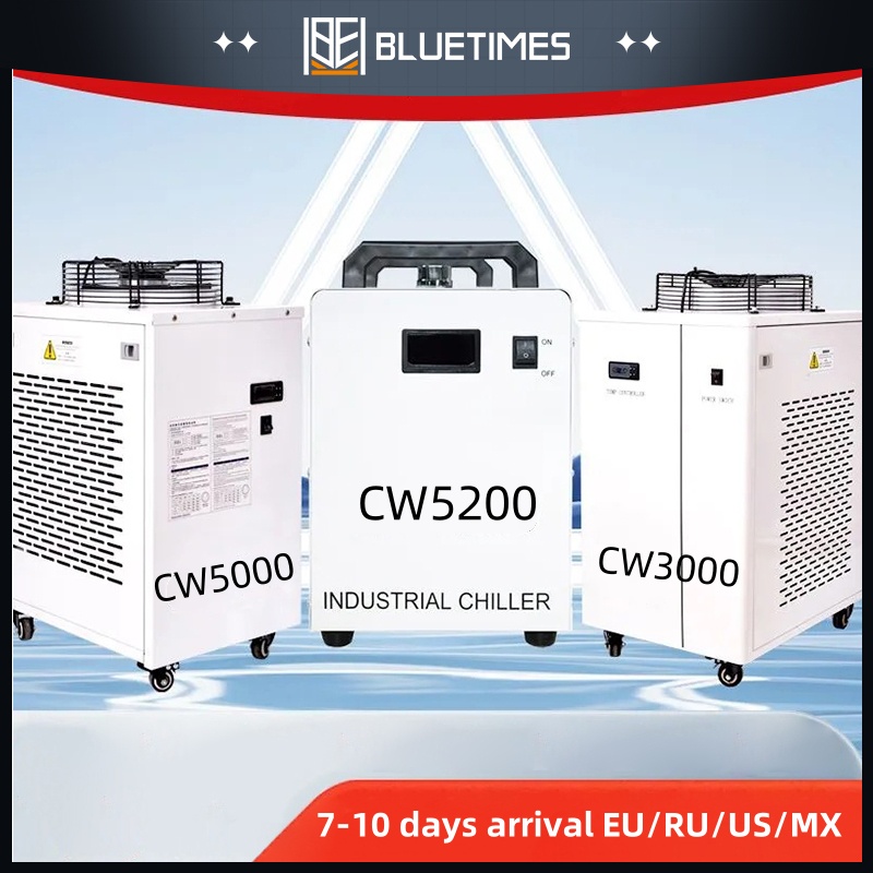Laser Industrial Chiller - Bluetimes S&A CW3000 CW5000 CW5200 Industry