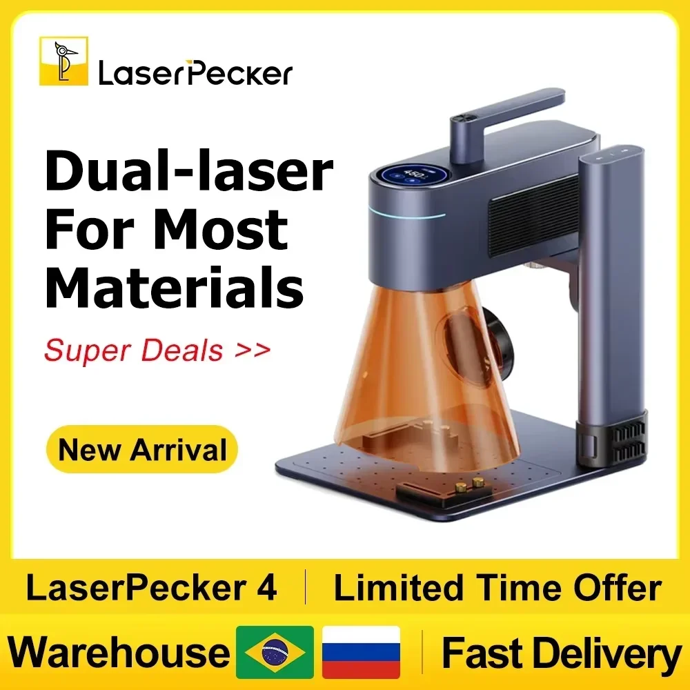 Fiber Laser Cutting Machine - LASERPECKER 4 LP4 Laser Engraving Machine