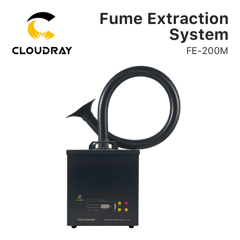 Fiber Laser Cutting Machine - Cloudray Fume Extraction System FE-200M For