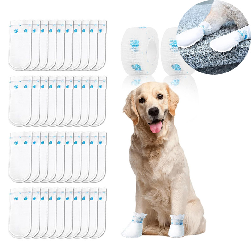 20/40PCS Pet Disposable Paw Sh - Dust Shoe Cnc 评论和价格
