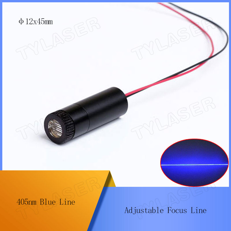 D12X45mm Focusable 405nm Blue  - Industrial Laser Line Generator 评论和价格