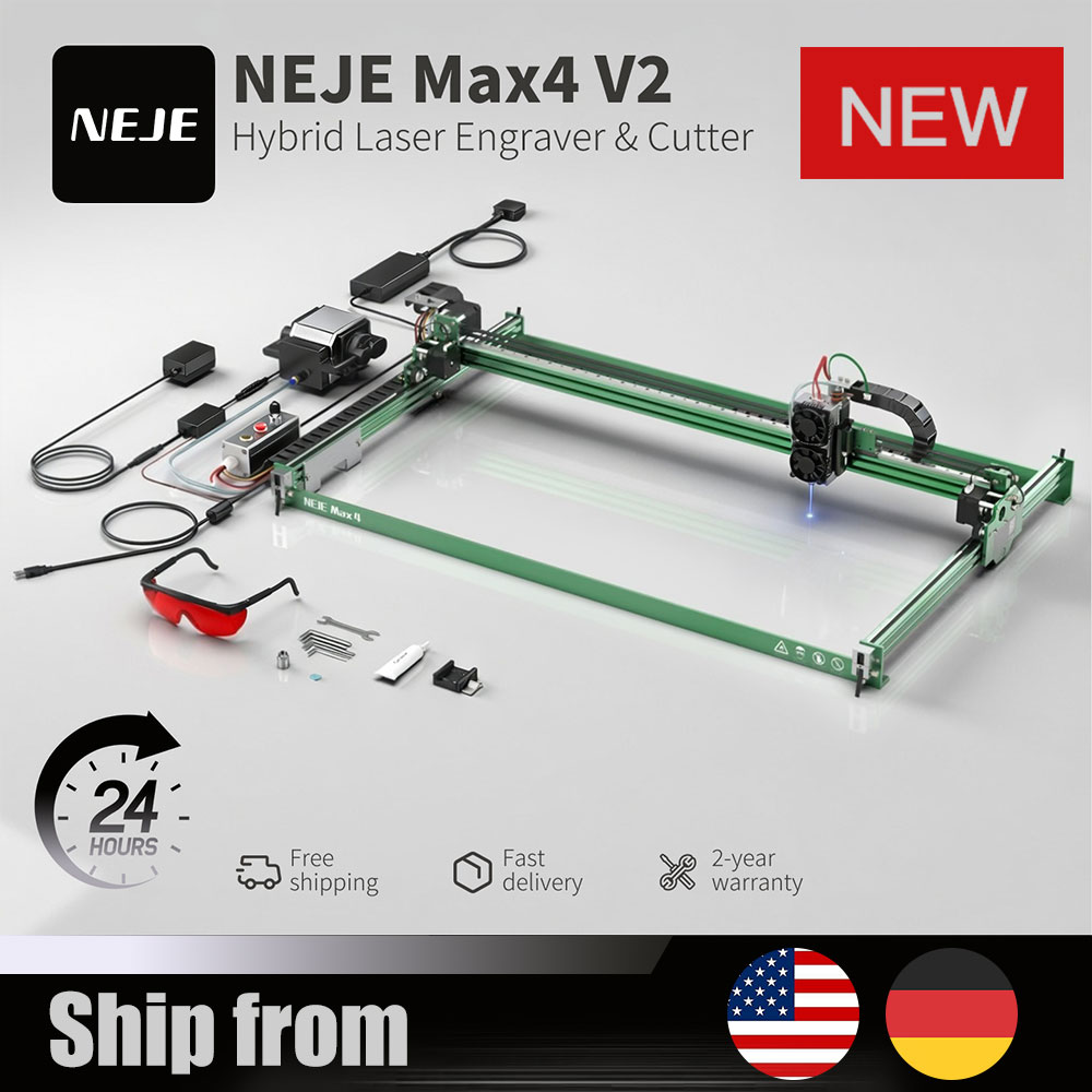 NEJE Max4 V2 E80 80W Laser Eng - Industrial Grade Laser Cutter 评论和价格