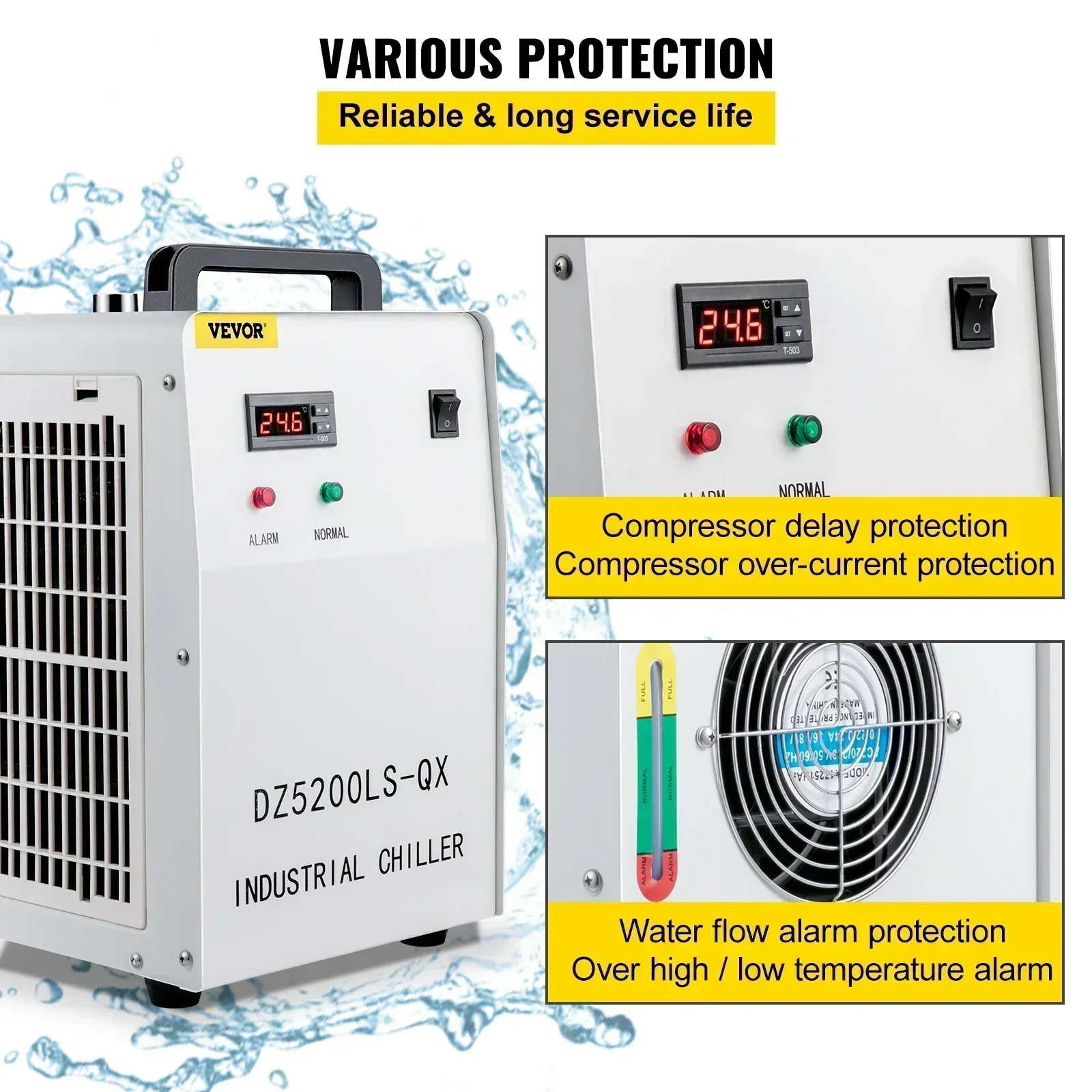 SIHAO CW-3000 Industrial Grade - Laser Industrial Chiller 评论和价格