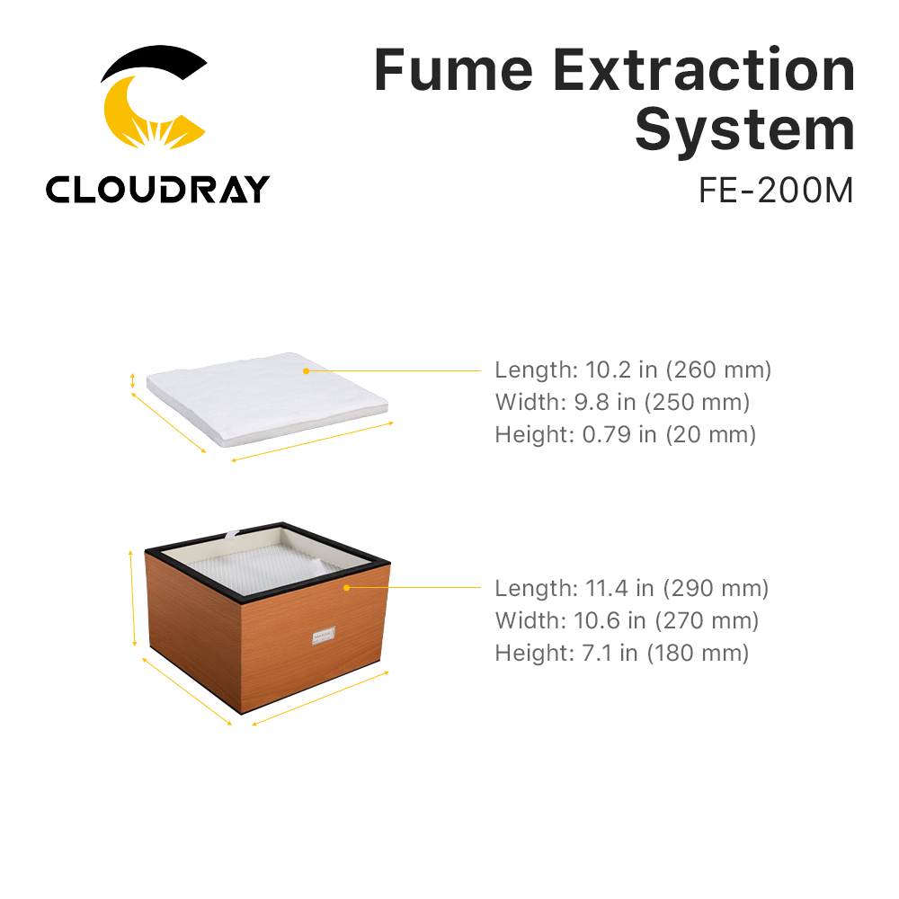Cloudray Fume Extraction Syste - Fiber Laser Cutting Machine 评论和价格